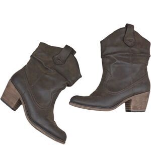 Rocket Dog Women’s Sheriff Vintage Brown Western Boots 7